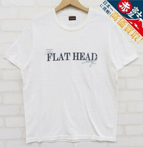 8T2092【クリックポスト対応】THE FLATHEAD MKレーベル 半袖Tシャツ フラットヘッド