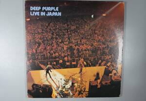A-002 LPレコード　DEEP PURPLE LIVE IN JAPAN　送料710円