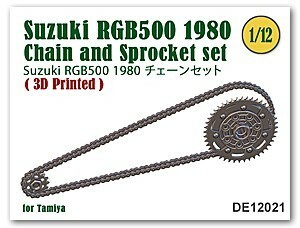 ３Ｄプリンターチェーン タミヤ 1/12 Suzuki RGB500 1980 DE12021