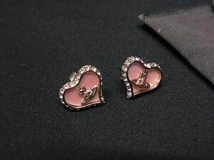 1円 ■美品■ Vivienne Westwood ヴィヴィアンウエストウッド オーブ ピアス アクセサリー レディース ピンク系 FA5360