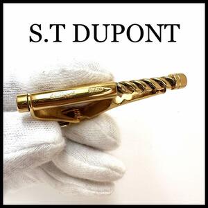 【S.T DUPONT】ネクタイピン　ゴールド