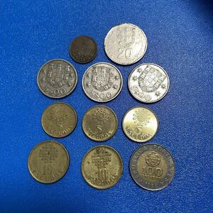 ポルトガルのコイン　11枚　バイメタルコインあり