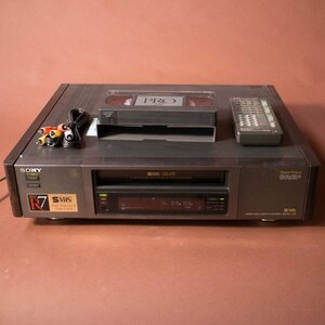 送料無料　SONY ソニー SLV-R7 ビデオカセットレコーダー 中古 動作確認済み現状にて