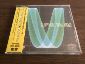 【シール帯】「バイタル・サインズ」サバイバー 日本盤 旧規格 D32Y0014 消費税表記なし 帯付属 Vital Signs / Survivor 5th