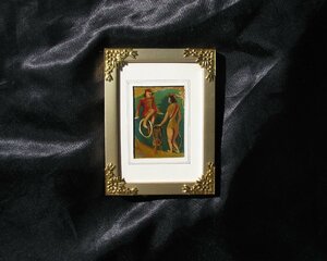 黒田頼綱「サーカス」ミニアチュール油彩,蒐集のきりがない魔性の魅力,KR126