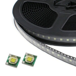 3500(1000個:1リール) LED チップ 白色 3535SMD 3.0-3.2V 100lm 6000-7000K