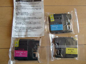 ブラザー 互換品 プリンターインク LC117/115-4PK 互換 B-LC115Y B-LC115M B-LC115C ■未開封 期限不明 