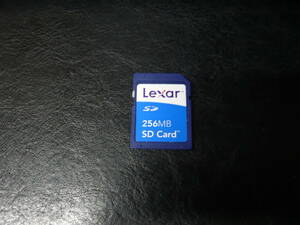 動作保証！Lexar ＳＤカード 256MB