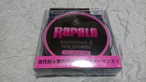 ラパラ ラピノヴァX マルチゲーム 150ｍ 1.2号 ピンク 新品 RAPINOVA-X 