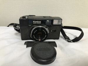 Konica C35 AF2 コニカ 35mmフィルムカメラ レンズ一体型 オートフォーカス搭載 ジャスピンコニカ ストラップ付 ジャンク