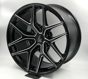 LENSO JAGER DYNA 18x9J +20 6-139.7 グロスブラック/ミルド 4本セット サーフ プラド FJ ハイラックス タイタン ハイエース