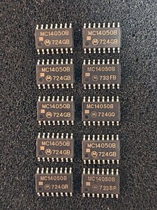 4050 (MC14050B) モトローラ製 CMOS IC SOP フラットパッケージ（10個セット）