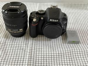 Nikon D5100 デジタル一眼レフカメラ AF-S NIKKOR 18-70mm 動作確認済み　ショット回数 6720