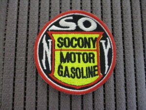 G1] SOCONY MOTOR GASOLINE アメリカン カンパニー ワッペン　パロディ