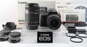 キヤノン Canon EOS Kiss X7 ダブルズームキット 【元箱・おまけ付き】　#605-005-0508