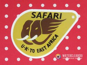 ▽▼33089-ExHS▼▽[NOSTALGIC-STICKER＊TRAVEL] SAFARI_U.K.TO EAST AFRICA