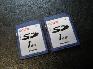 動作保証！adata SDカード 1GB 2枚セット