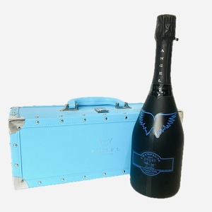 未開栓 ANGEL エンジェル HALO BLUE ヘイロー ブルー 点灯確認済み 750ml 12.5% シャンパン ケース付き