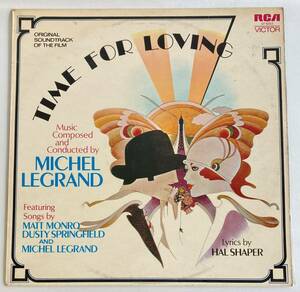 Time for Loving (1972) ミシェル・ルグラン 英盤LP RCA SF8253