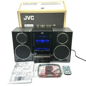 JVC iPod対応マイクロコンポーネントシステム UX-LP55-B 外箱付