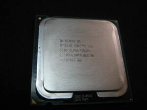 Intel Core 2 Duo E6600_2.40GHz/4M/1066MHz/TDP 65W（対応ソケット：LGA775）、中古・動作品