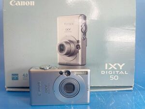 キャノン Canon IXY Digital 50 AiAF 3x バッテリー付き コンパクトデジタルカメラ　箱　説明書付き　バッテリー2個