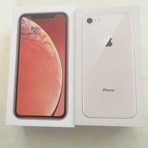 iPhone8 iPhoneXR箱のみ　2個セット