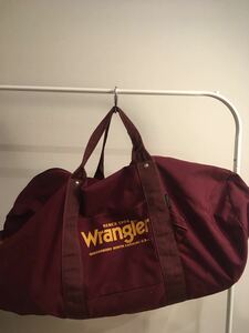 Wrangler ボストンバッグ MADE IN USA ワインレッド ラングラー アメリカ製 ボルドー ヴィンテージ
