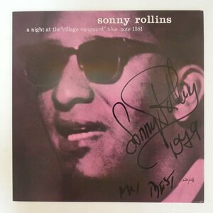 46075858;【国内盤/キングBLUENOTE/MONO/直筆サイン】Sonny Rollins / A Night At The Village Vanguard