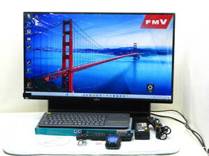 (B-07) ★新品液晶★ ESPRIMO FH90/B3 i7-7700HQ★SSD 512GB HDD 3TB★16GB★27型ワイド 地デジ/TV ダブル録画★windows11★office2021★