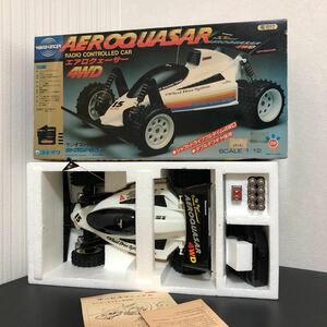 ◎ラジオコントロール エアロクェーサー4WD ウェーブハンターシリーズ ヨネザワ ラジコン 1/12 日本製 レトロ 玩具 おもちゃ (通電確認済)