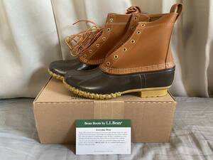 L.L.BEAN エルエルビーン ビーンブーツ8インチ 9D 27cm 新品未使用 2013年製 MADE IN USA 175052