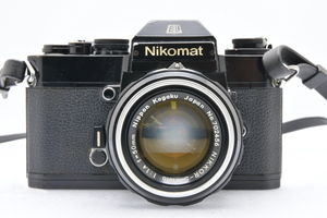 Nikon Nikomat EL ブラック + 非Ai 50mm F1.4 ニコン MF一眼レフ フィルムカメラ 標準レンズ