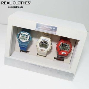 G-SHOCK/Gショック FIFA WORLD CUP FRANCE 98/98年ワールドカップ フランス大会 腕時計 G-WCUP98 3点セット /080