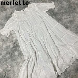 Merlette マーレット PARADISE ドレス フレア　ワンピース S