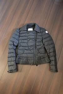 モンクレール【美品】レディース ダウンジャケット サイズ1 ブラック ジャパンタグ MONCLER