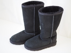 美品★アグ UGG★5229 キッズ　 クラシックトール ムートンブーツ★黒　20cm