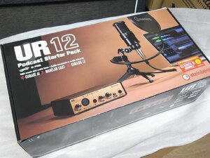 【新品】【スタインバーグ UR12B・Podcast Starter Pack】USBオーディオインターフェイス・コンデンサマイク・steinberg ・セット