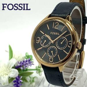 371 FOSSIL フォッシル カ レディース 腕時計 カレンダー デイデイト クオーツ式 新品電池交換済 人気 希少