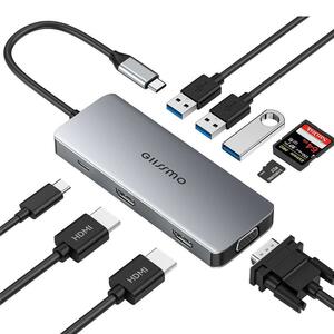 USB Type C ハブ ドッキングステーション MacBook 変換アダプタ