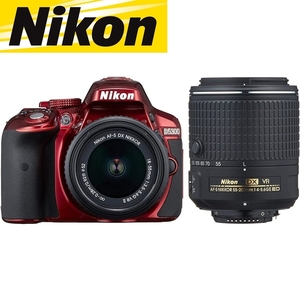 ニコン Nikon D5300 ダブルズームキット2 レッド デジタル一眼レフ カメラ 中古