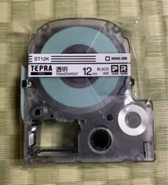 テプラ カートリッジ  透明 12mm