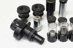 ニコン、オリンパス　顕微鏡レンズ　他色々　ジャンク扱い品
