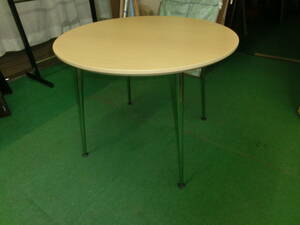 ▽長期保存品　展示品▽ KOKUYO 円形テーブル　LT-M346　　