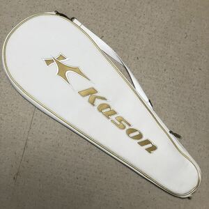 新品Kasonバドミントンラケット用ケース白