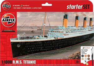 送料無料 Airfix RMS Titanic Starter Set Model タイタニック エアフィックス プラモデル 組み立てキット