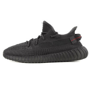 美品 adidas アディダス YEEZY BOOST 350 V2 BLACK STATIC (FU9006) イージーブースト ブラック スタティック 19SS ブラック US10 28cm