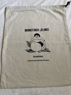 美品　桃太郎ジーンズ　巾着　MOMOTARO JEANS 岡山製造製品