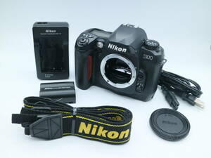 c5203 動作確認済み Nikon D100 デジタル一眼レフカメラ 純正ストラップ付き MH-18 EN-EL3a ニコンD100 