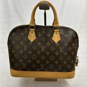 極美品　ルイヴィトン　モノグラム　アルマ　ハンドバック　パドロック　ハンドバッグ　LOUIS VUITTON 